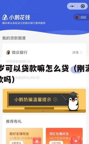 满16周岁可以贷款嘛怎么贷(刚满16周岁可以贷款吗)