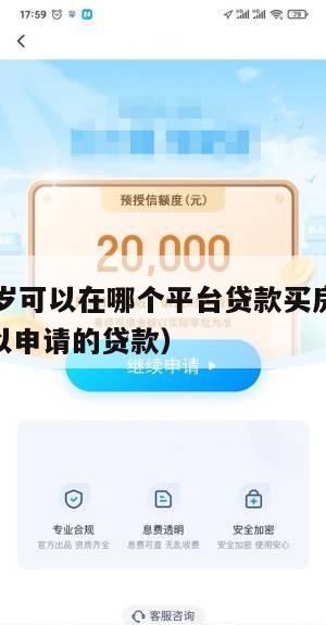 满16周岁可以在哪个平台贷款买房呢(16周岁可以申请的贷款)